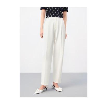 JIUZI Anna Kou Women's Elastic Waist Harem Pants