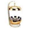 Hanging Lid Dining Stove 8L Large Capacity Multifunctional Stainless Steel Chafing Dish with Hanging Cover for Buffet
