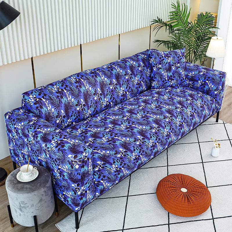 

Эластичный чехол для дивана, универсальный универсальный чехол, универсальный чехол на четыре сезона, против царапин, с ленивой печатью, простой современный чехол для дивана 90-140cm