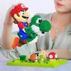 Gaibosi Children Toys Super Mario Action Figure Micro Building Blocks Cartoon Toys Marios Bros Birthday Gifts