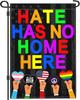 Hate Has No Home Here Garden Ag Kindness Peace Equality Diversity Hate Wont Make Us Great Ag Pride Yard Sign Garden Ag SSL