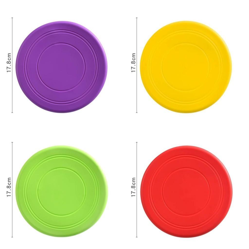 Meianju Pet Frisbee Durable Floating Soft Frisbee Dog Toy Interactive Pet Supplies