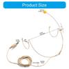 Double  Over Ear Earset Over Ear Headworn Replacement Headset Microphone Headworn for Singing, Churches, Stage