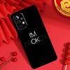 Sad depression Black Word Case For Samsung Galaxy M34 M54 M32 M52 M15 M11 M12 M13 M14 M06 M16 M36 M56 M31 M53 M35 M55