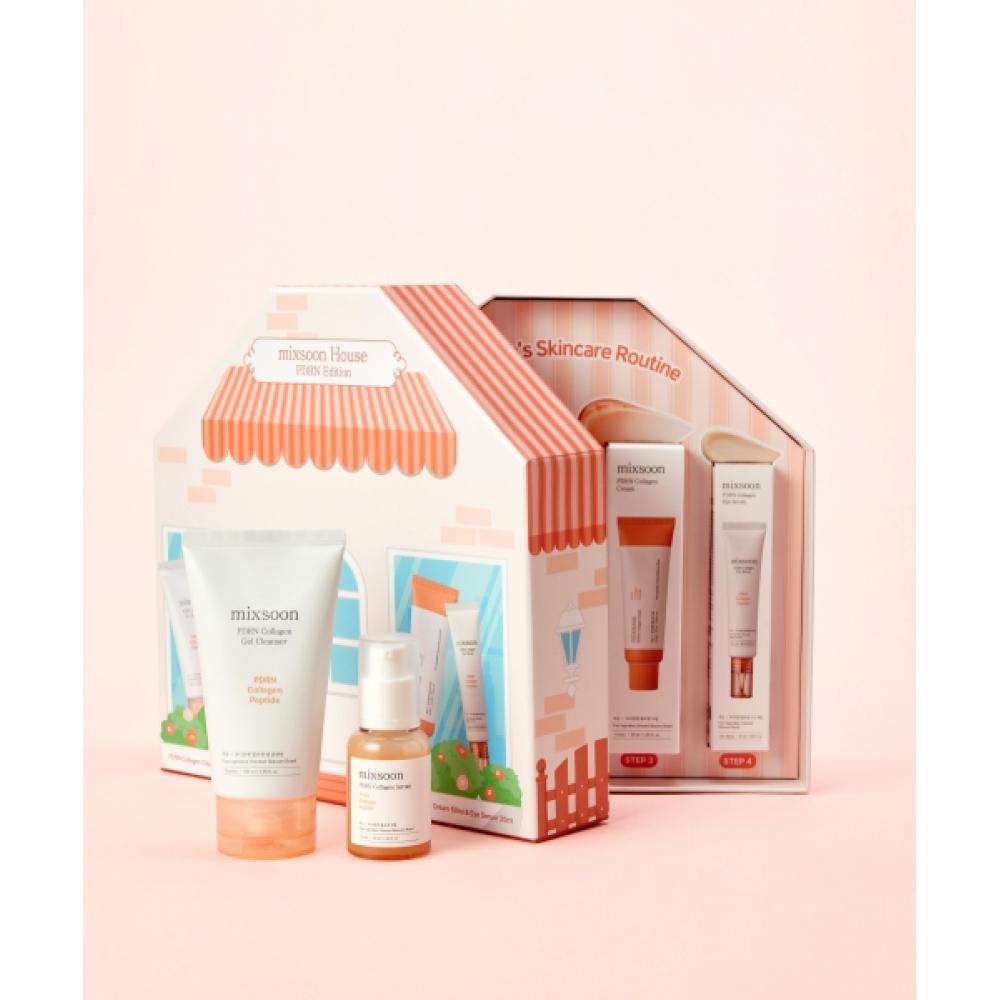 Mixsoon House Pdrn Edition 4 Types 50 Ml Of Cream + 20 Ml Of Eye Serum + 30 Ml Of Serum + 100 Ml Of Gel Cleanser NONE