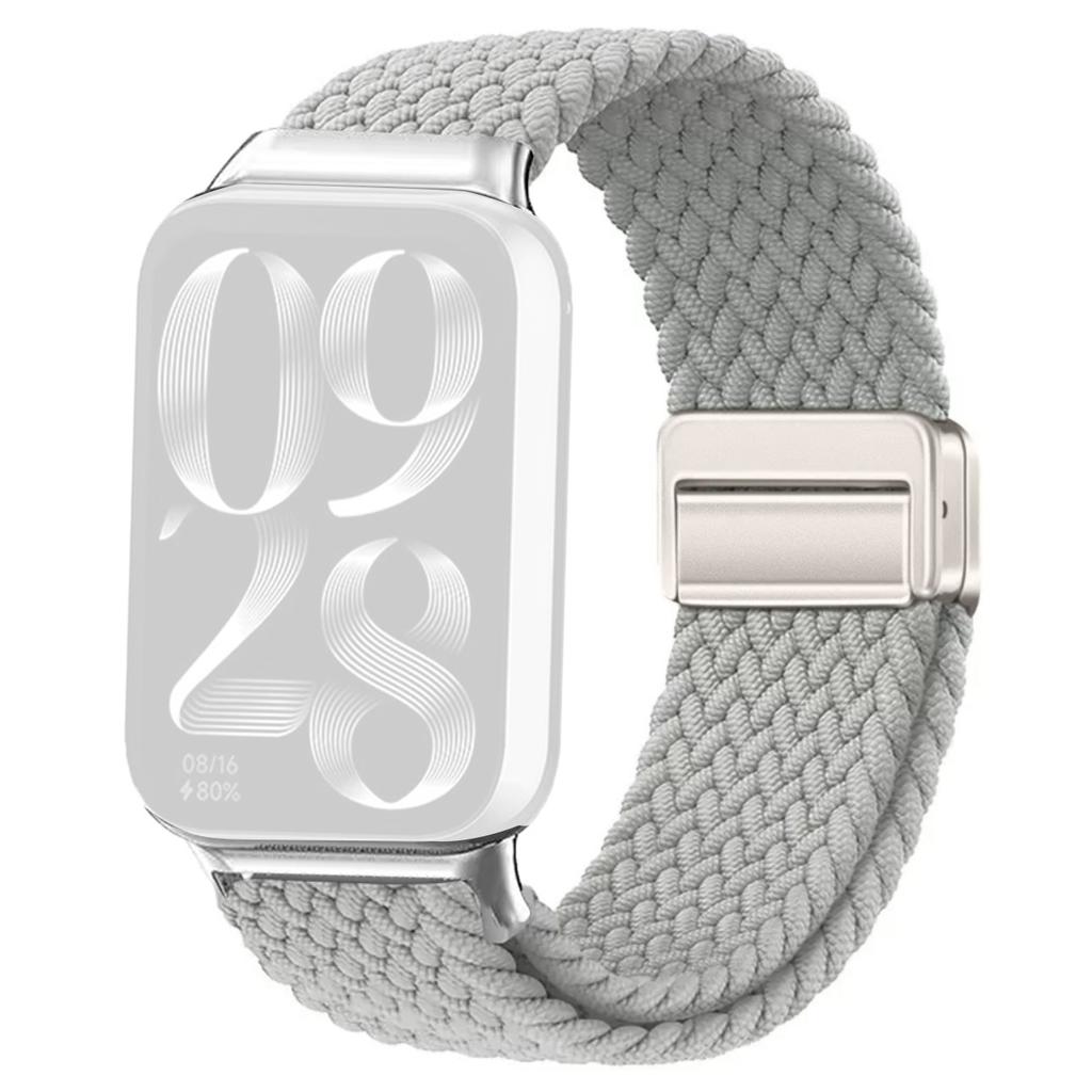 Watch Strap For Xiaomi Smart Band 9 Pro/Band 8 Pro/Redmi Watch 5/Watch 4 Magnetic Stretchy Nylon Woven Band