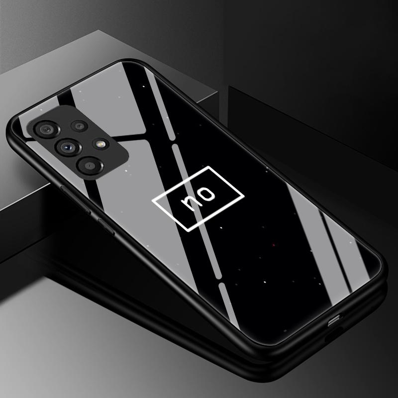 Tempered Glass Phone Case For Samsung Galaxy A31 A51 A71 5G A10 A10S A20 A30 A30S A50 A50S A70 Capa Luxury Hard Back Bumper