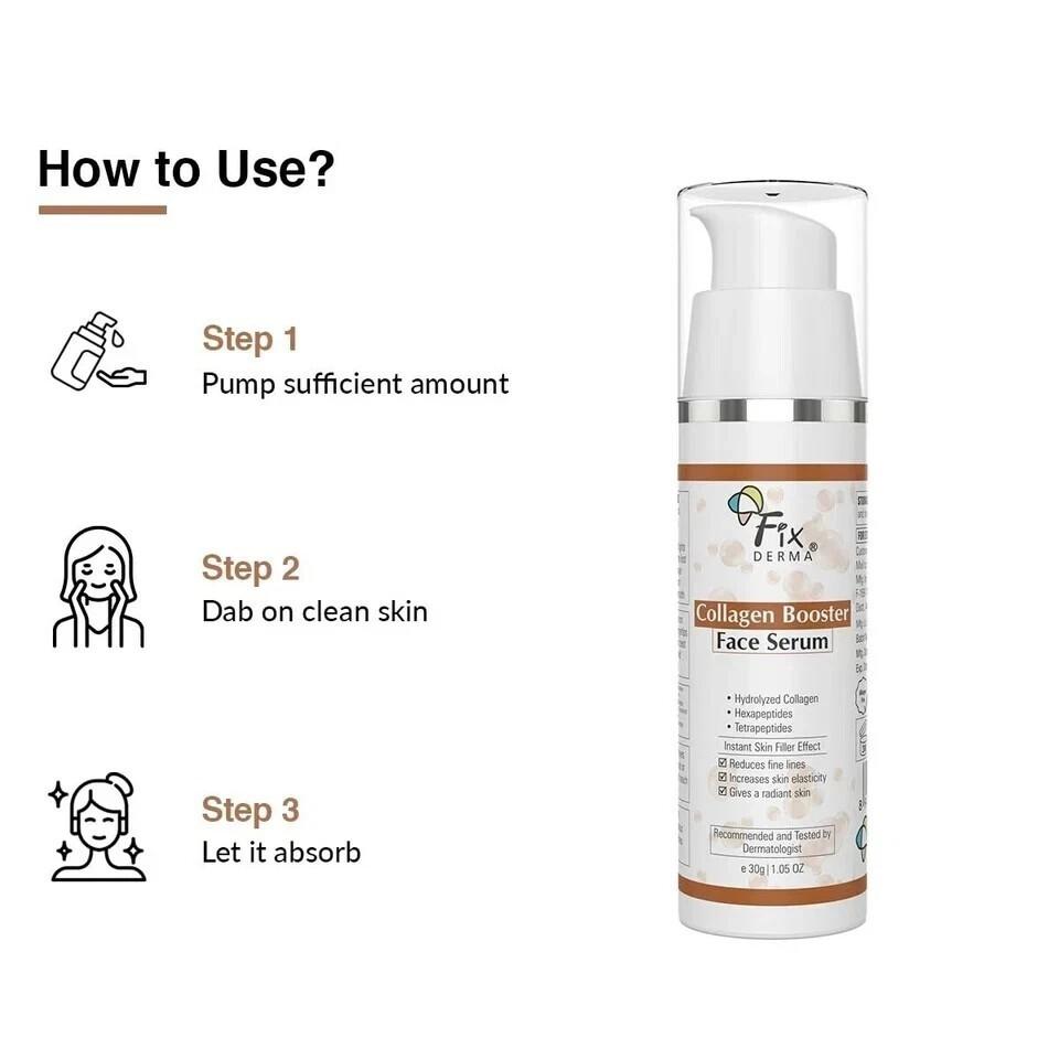 Fixderma Hydrolyzed Collagen Booster Face Serum (30g)