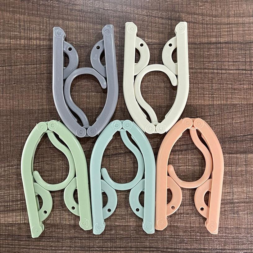5/10pcs Retractable Portable Travel Hanger Multifunctional Plastic Rack Drying Rack Pin Trousers Hanging Tool Storage Rack