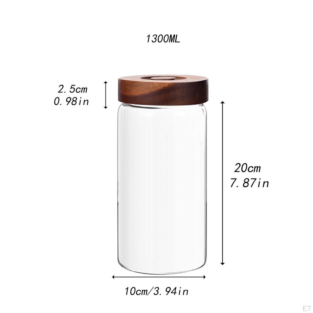 Kaffee A Way Auslassventil Tank Glasfläschchen Lebensmittel Organizer Aufbewahrungsbehälter für Snacks Café Shop