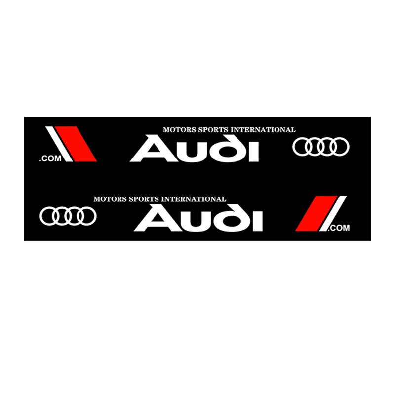 2 PEZZI Stile Auto Adesivo Laterale Portiera Impermeabile PVC Decalcomanie Carrozzeria Finestrino Accessori Per Audi A4 B6 B8 B7 A6 C5 C6 C7 A3 A5 Q3 Q5 Q7