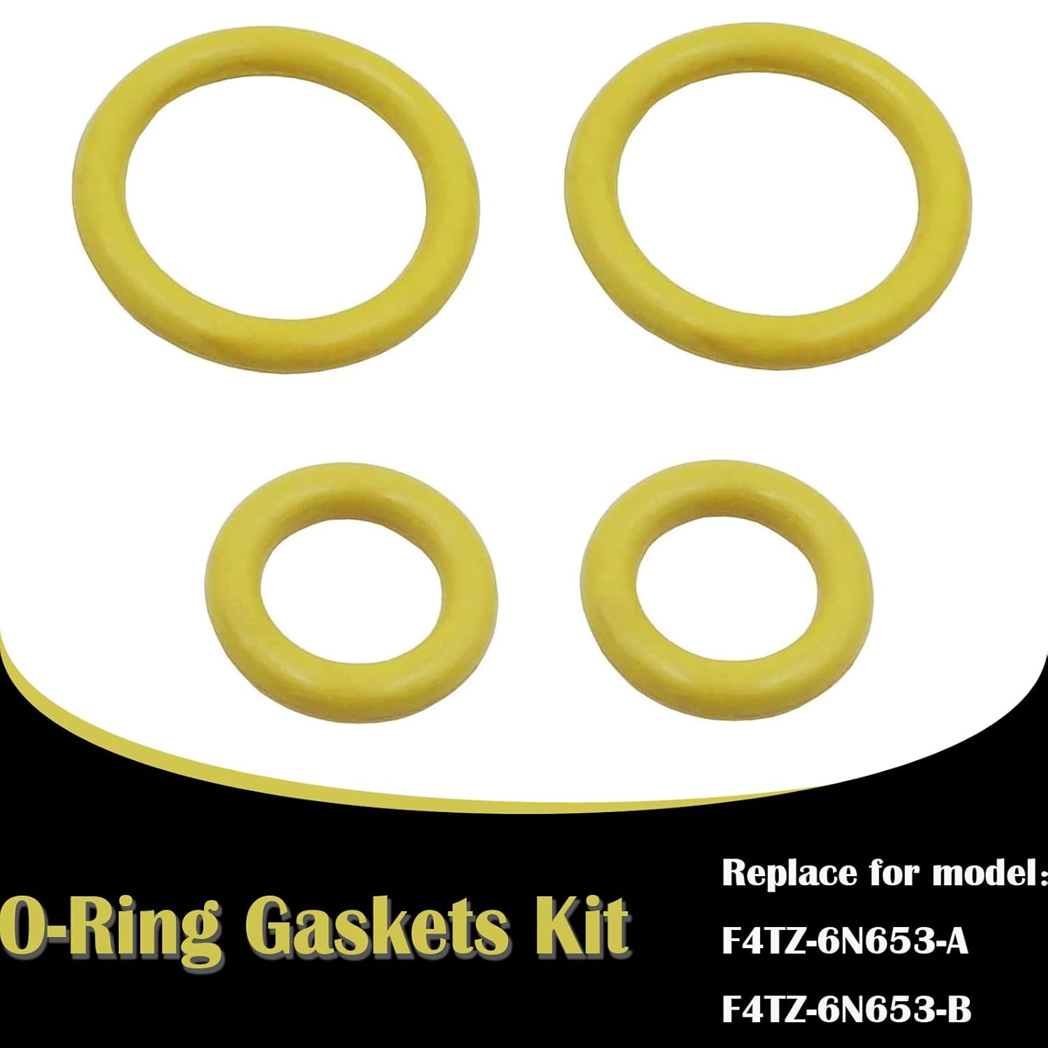 

O-Ring Gaskets Replacement for F4TZ-6N653-A F4TZ-6N653-B Compatible with 1994-2003 Ford 7.3L Powerstroke Diesel Turbo Pedestal