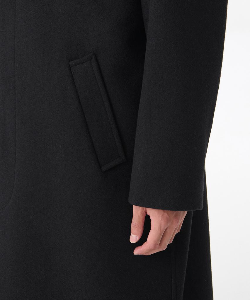 Musinsa Standard Daily Balmacaan Coat [Black]