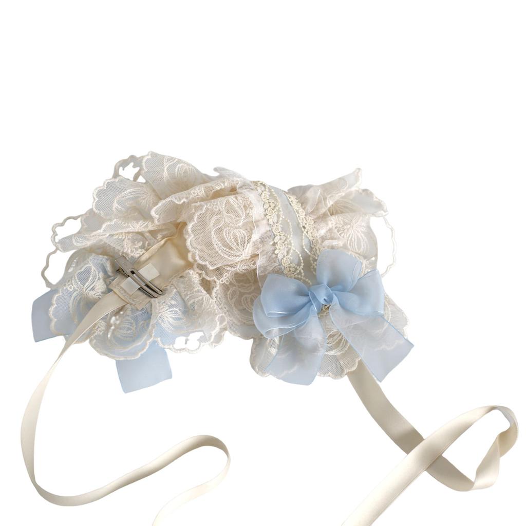 Flower Island Butterfly Hair Accessories for Girls Multi-colored Original Lolita Headband Sweet Lace Bow Cute Ballet Hair Clips
