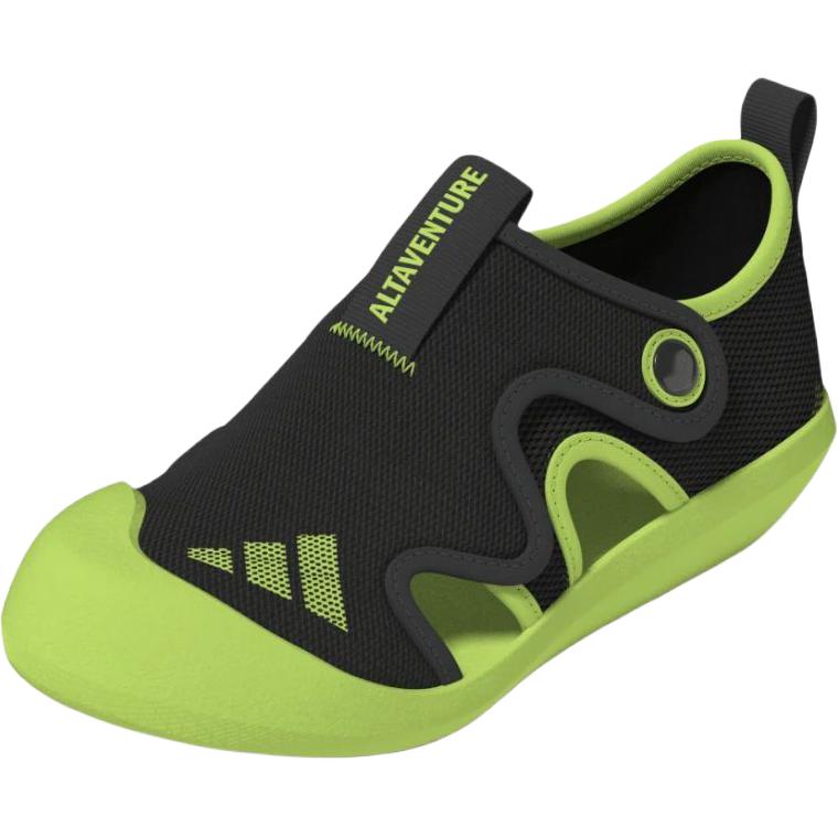 Adidas Altaventure 3.0 Mesh Versatile Comfortable Non-Slip Durable Low-Top Sandals Kids Sandals Black Green JP5749