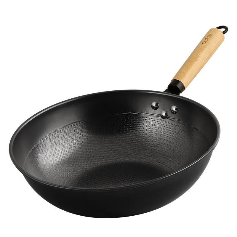 Chuidahuang 32cm Rust-Resistant Fine Iron Wok