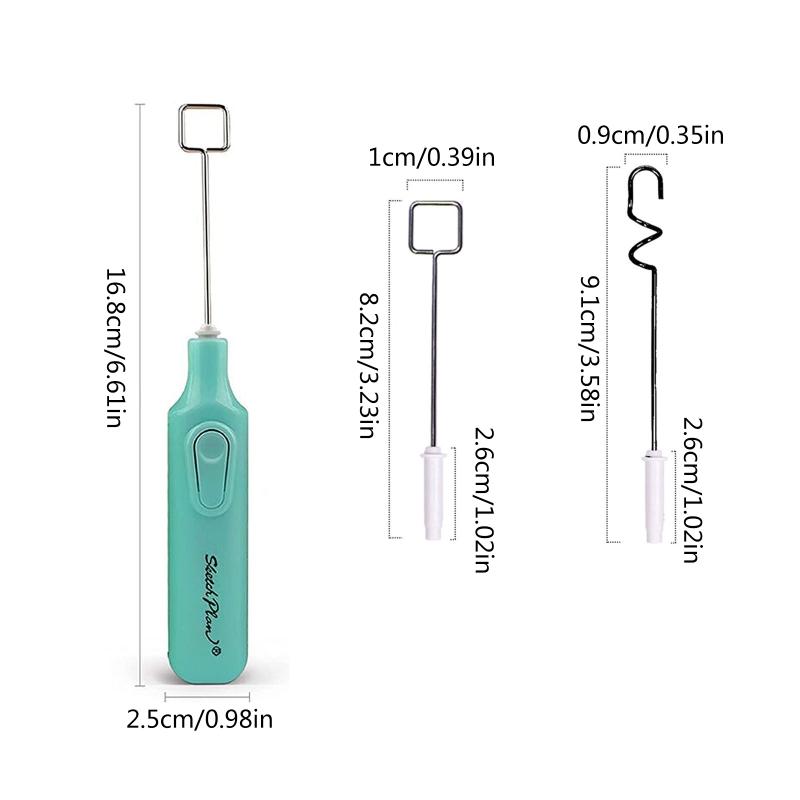 Epoxy Resin Stirrer for Crafts Tumbler Replaceable Electric Tumbler Mixer Handheld Battery Operated Epoxy Mixing Stick