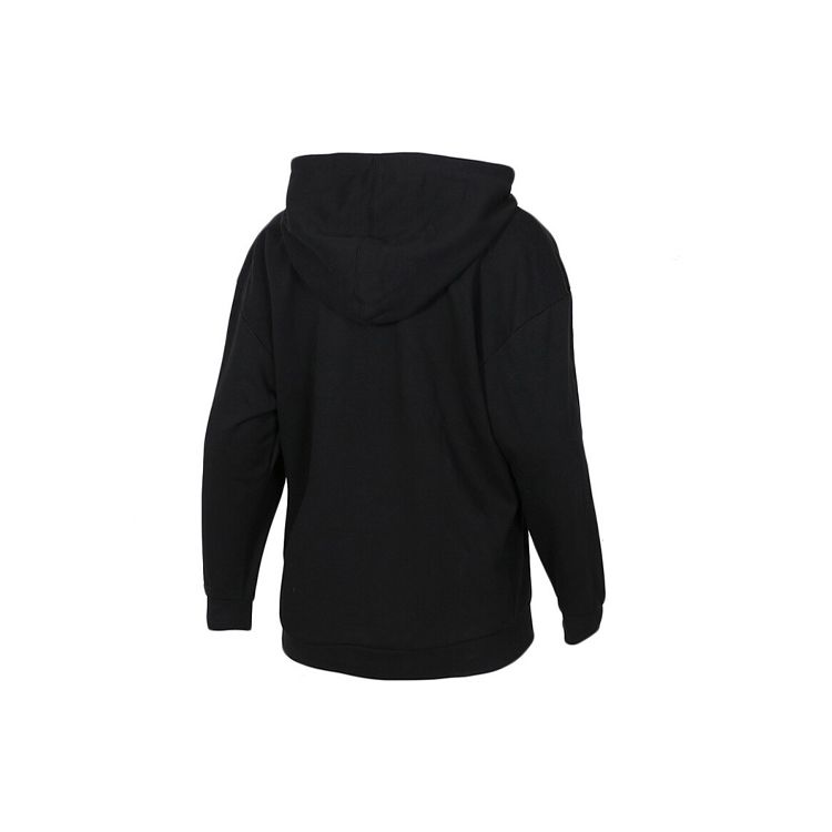 Adidas Neo Casual Sports Pullover Hoodie Women Tops Black DZ7595