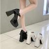 2025 Spring and Autumn Sexy High Heels Square with Mary Jane Sex Women's Shoes