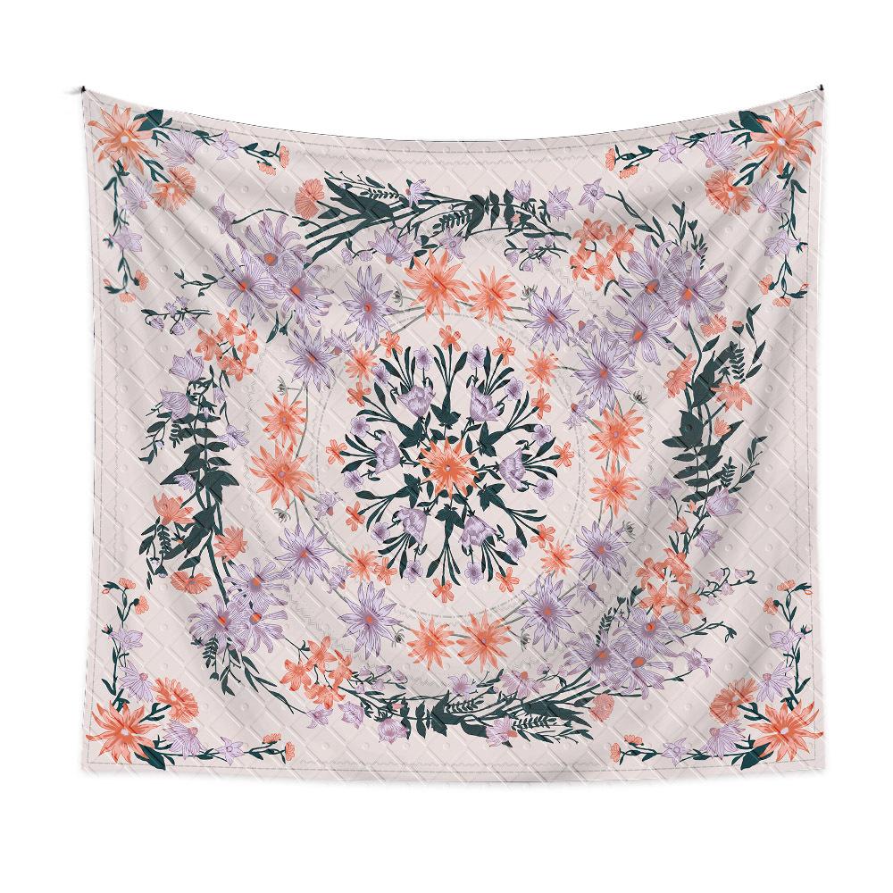 Bohemian Mandala Tapestry Home Living Room Decoration Wall Hanging Tapestry Hippie Flowers Bedroom Dorm Decor Tapestries