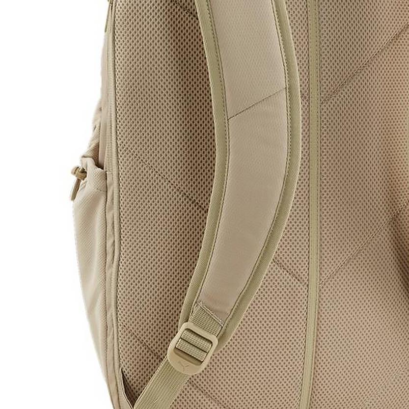 Puma Sports Casual Zipper Closure Fabric Backpack Unisex Backpacks Oak-Brown 090595-02