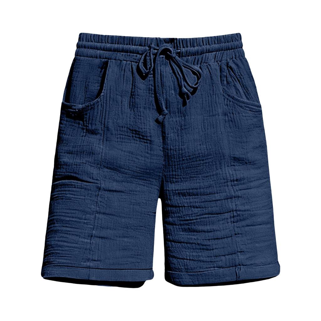 Casual en comfortabele Boho Kleur Trekkoord Shorts met Zakken voor de Zomer voor Dames