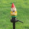 Waterproof Christmas Solar Powered Santa Claus Light Christmas Lawn Decoration Landscape Solar Plug