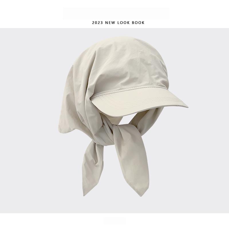 

Милая бандана в стиле Дженни - Бейсболка с завязками сзади для защиты от солнца для активного отдыха и кемпинга бежевый