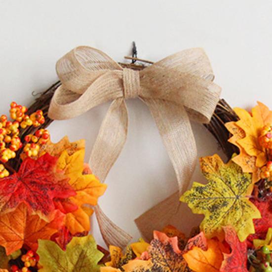 Decorazione Foglie Acero Ghirlanda Autunnale Con Foglie E Funghi - Decorazione Ringraziamento E Feste Raccolto Decorazione Ringraziamento Foglie - copertina