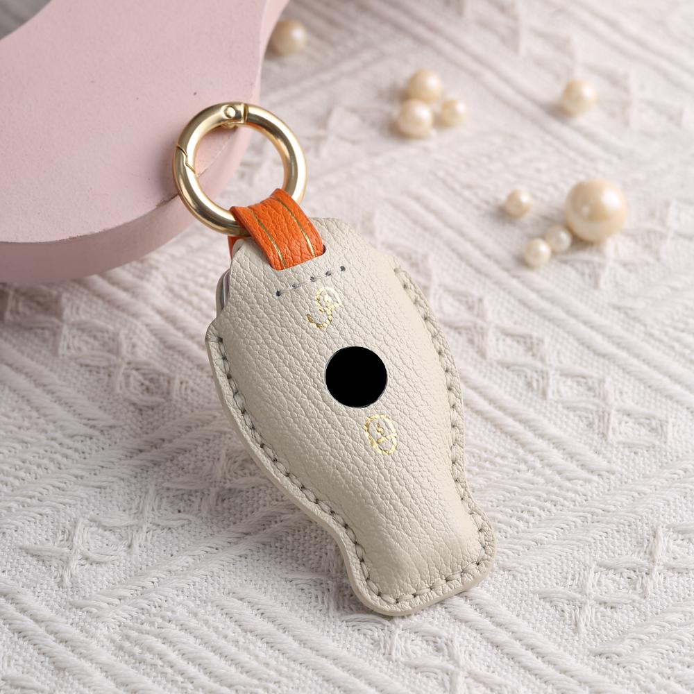 2 3 Botton Leather Car Key Case Fob Cover For Mercedes Benz Cla Glc Gla Glk W203 W210 W211 W204 W176 A B C Class Amg Accessories