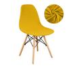 Velvet And Polar Fleece Fabric Shell Chair Cover Stretch Scandinavian Chair Covers Dining Seat Cover For Hotel Home Living Room