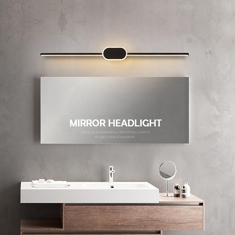 Moderne LED Wandleuchte Minimalistisch Kreativer Streifen Warm Luxuriöse Heimleuchten Für Badezimmer Garderobe Schlafzimmer Nachttisch Wanddekoration