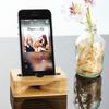 D2 Kitchen Shelf Desk Organizer Bathroom + Phone Sound Amplifier Universal Phone Holder Stand Cellphone Wood Loudspeaker Holder