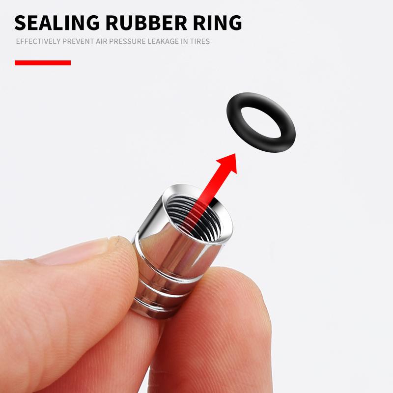 VW GTI GOLF 2026 Hot Car Metal Wheel Tire Valve Caps Dust Capwith Car Accessories For Volkswagen VW GTI Rline R Polo Golf MK8 Pa