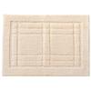 OKA Crume Bath Mat, Approx. 45cm X 65cm, Ivory (Washable, Non-slip)