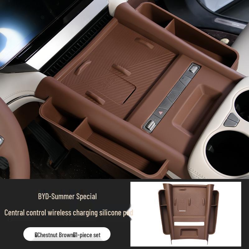 BYD Xia Car Wireless Charging Silicone Cup Holder Pad & Interior Accessory