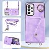 Shoulder Bag Design Card Holder Slots Ring Bracket Cover Phone Case for Samsung Galaxy S22,S23,S24,A12,A13,A14,A15,A52,A72,A22,A32,A33,A53,A73,A23...