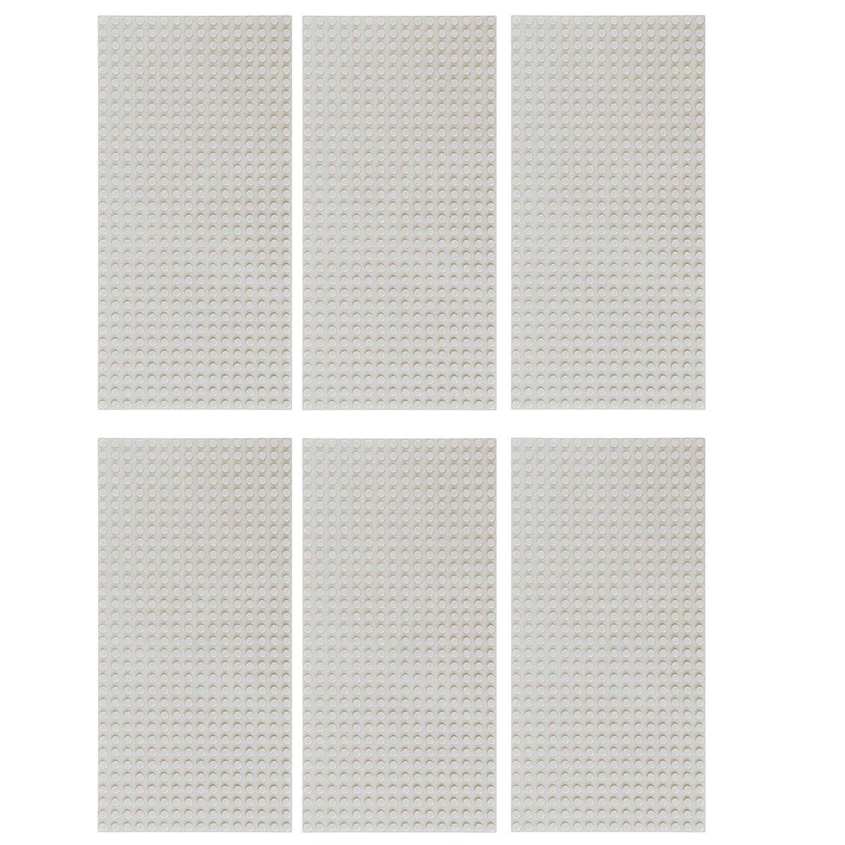6 stuks 16x32 Compatibele Klassieke Bouwsteen Accessoires Bord Deel 6pcs 16x32