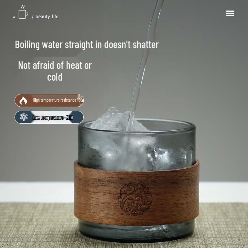 MENGTING High Borosilicate Glass Tea Drinkware