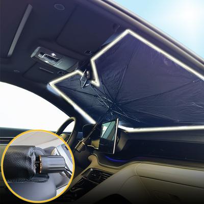 Pare-soleil pliable en forme de V pour pare-brise avant de voiture, résistant au soleil et à isolation thermique, nouveau
