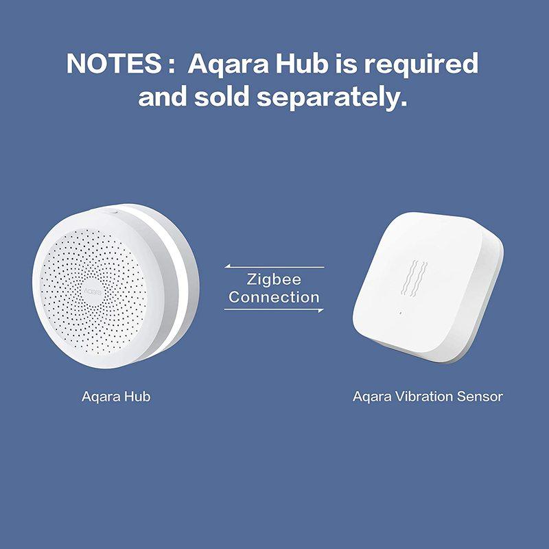 Aqara Vibration Sensor Zigbee Wireless Mini Shock Detector for Alarm System Smart Home Automation Work with Mi home HomeKit APP