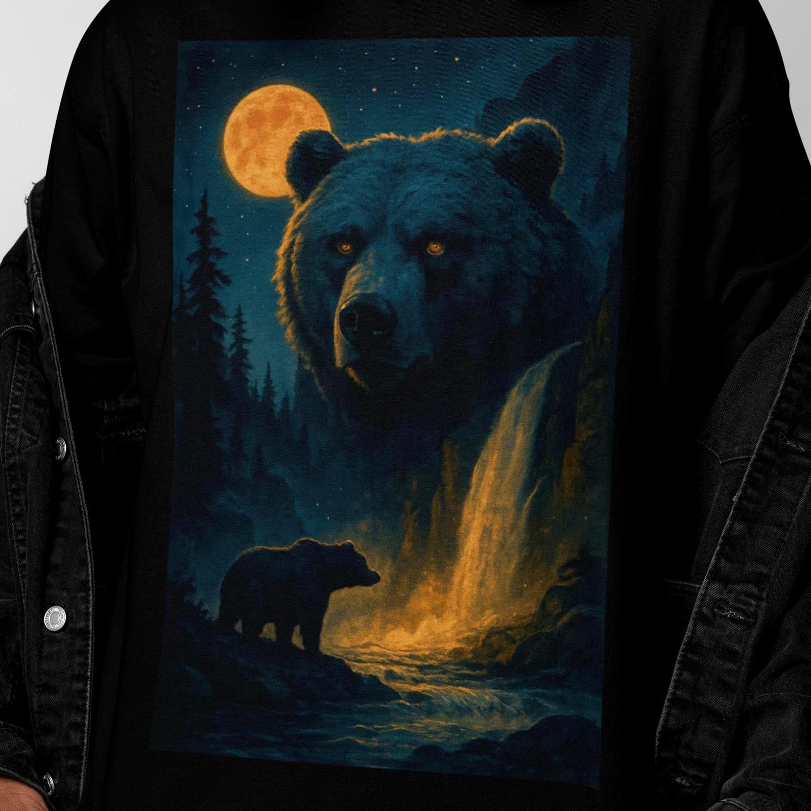 Bear Vintage 90s Graphic Style Tshirt, Retro Brown Bear T-Shirt, Nature Bear Y2k Streetwear, 2000s Bear Gift S