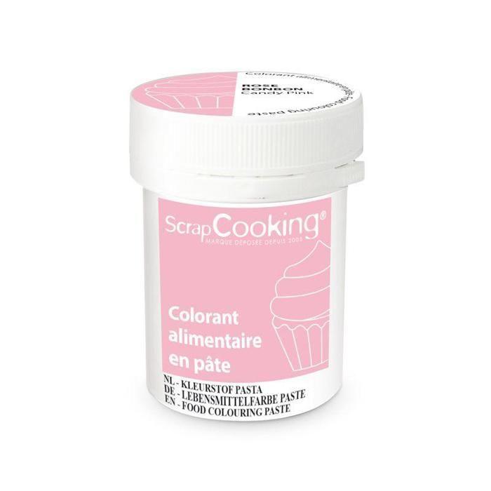 Colorant alimentaire en pâte 20 g - Rose bonbon