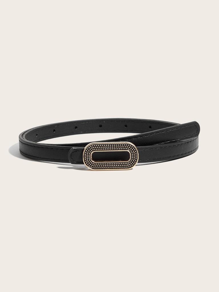 Womens Fashion Belt With Alloy Buckle For Casual Office Wear