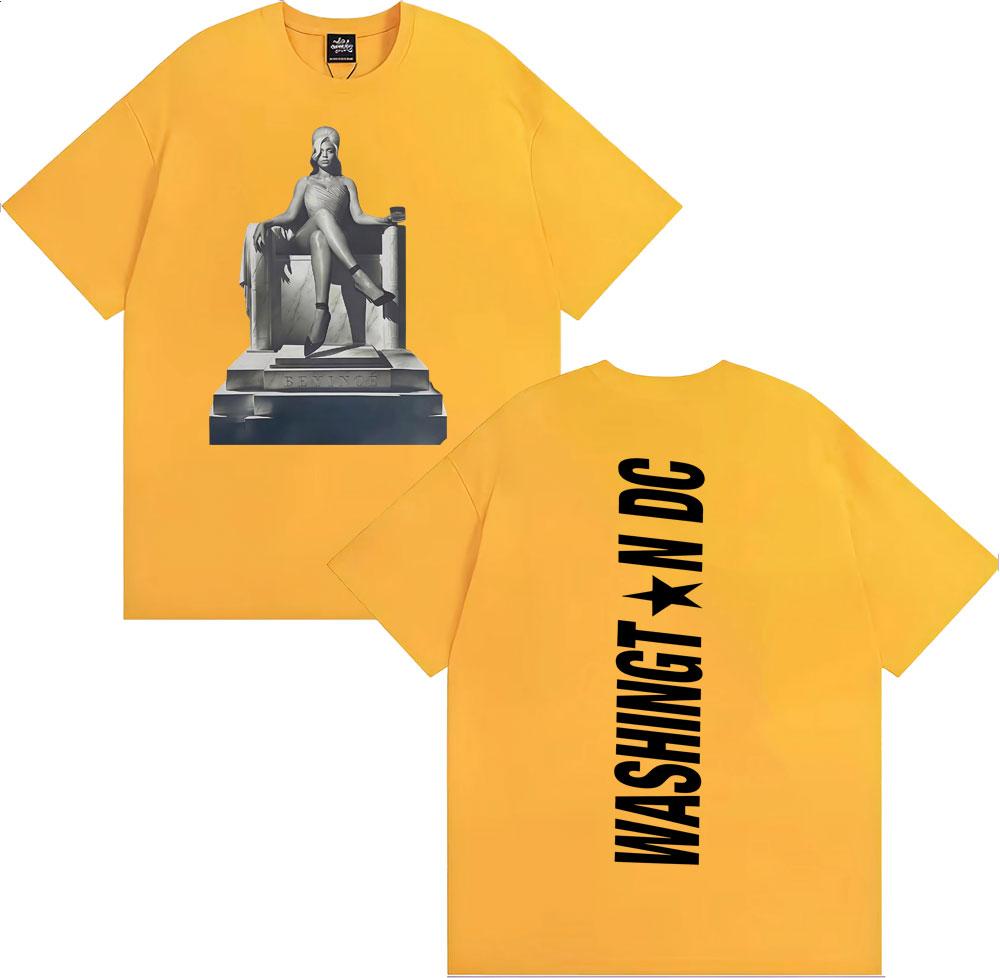 Beyonce Cowboy Carter 2025 Tour Graphics T-shirt Men Women High Street Trending Cool T Shirts Cotton Casual High Quality T Shirt