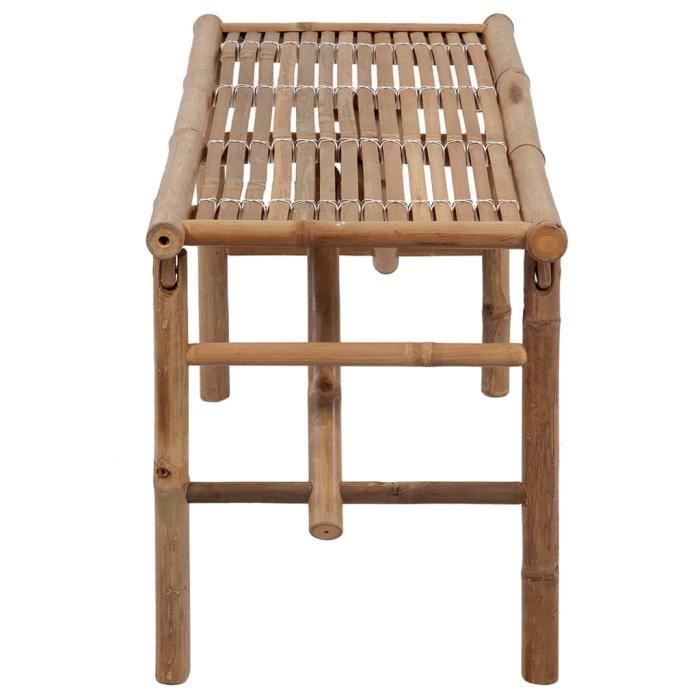 Banc de jardin - vidaXL - Pliable - 118 cm - Coussin taupe - Bois massif