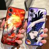 One Piece Cartoon Robin Zoron Case for iPhone 15 16 14 Plus XR 13 12 11 17 Pro Max 7 8 XS Max 17Air Black Soft Phone Cover