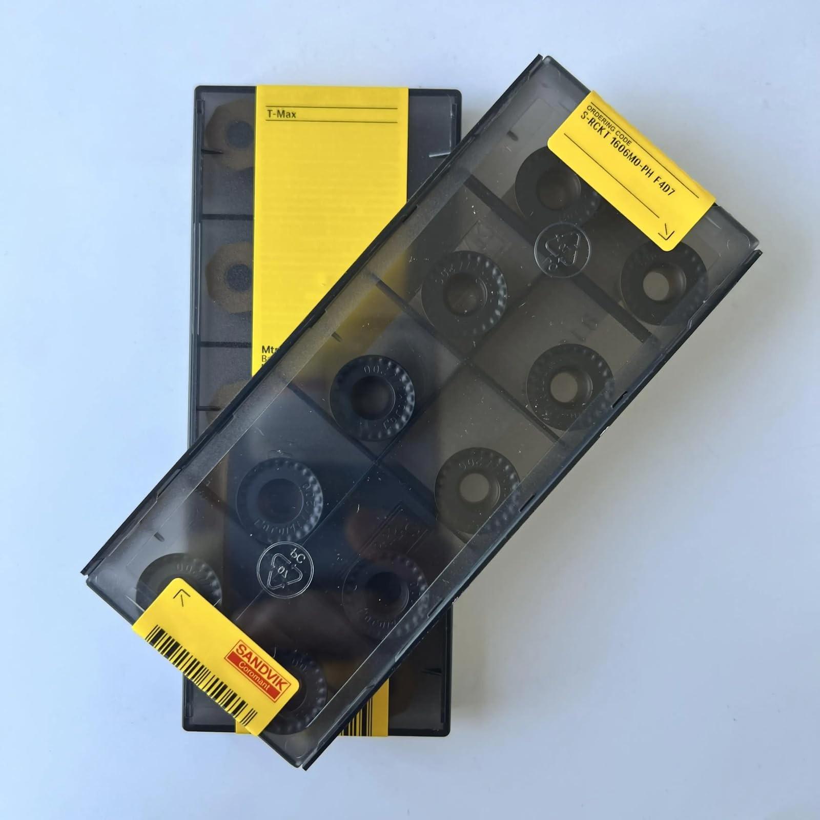 

Original Sandvik / S-RCKT1606MO-PH F4D7 CNC lathe carbide blade 10 PCS