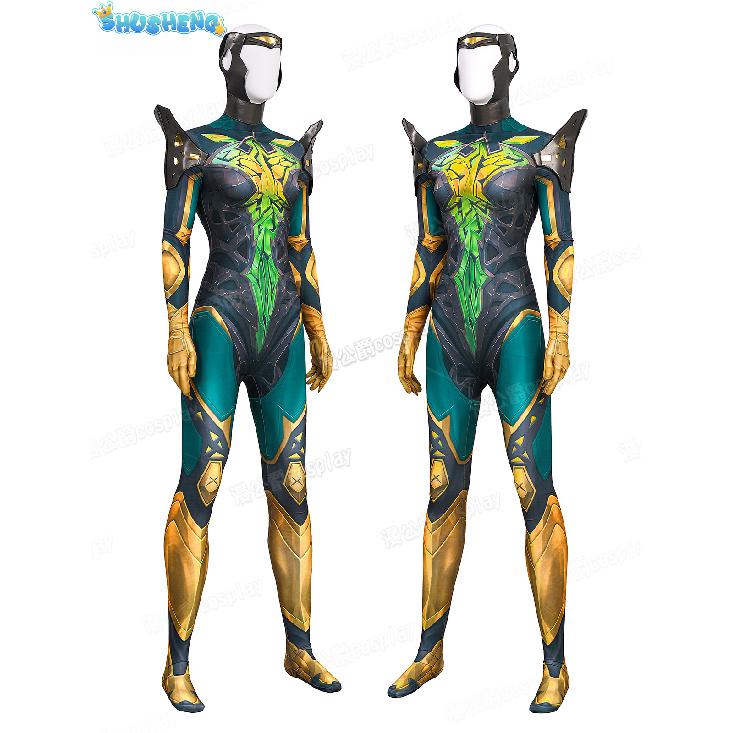 Superhero Phoenix-Themed Bodysuit for Women Personal Cosplay Outfit for Comic & Game Fans