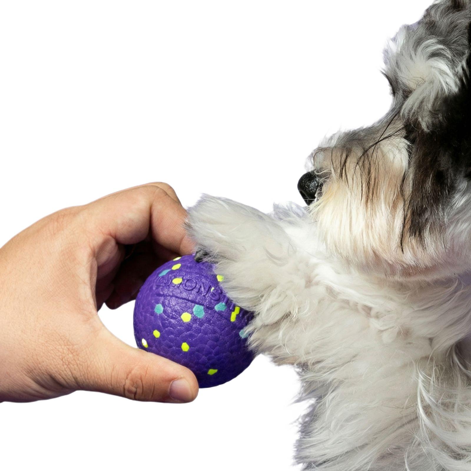 

New ETPU Popcorn Ball Dog Toy Resistant Squeaky Ball Chew Training Pet Toy one size